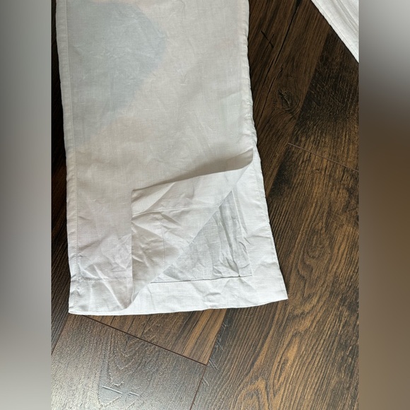 Athleta Women’s Retreat Linen High Rise Wide Leg Pant Calla Lily White Size 10 - Picture 7 of 13